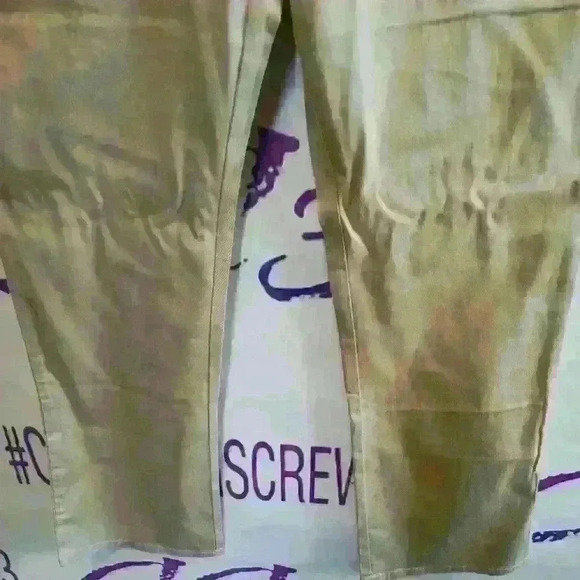 Gap kids size 18 regular khaki pants with pink waistband new w tags size 18 - Picture 2 of 10